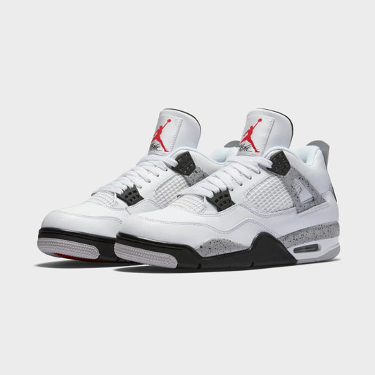 Air Jordan Retro 4 White Cement